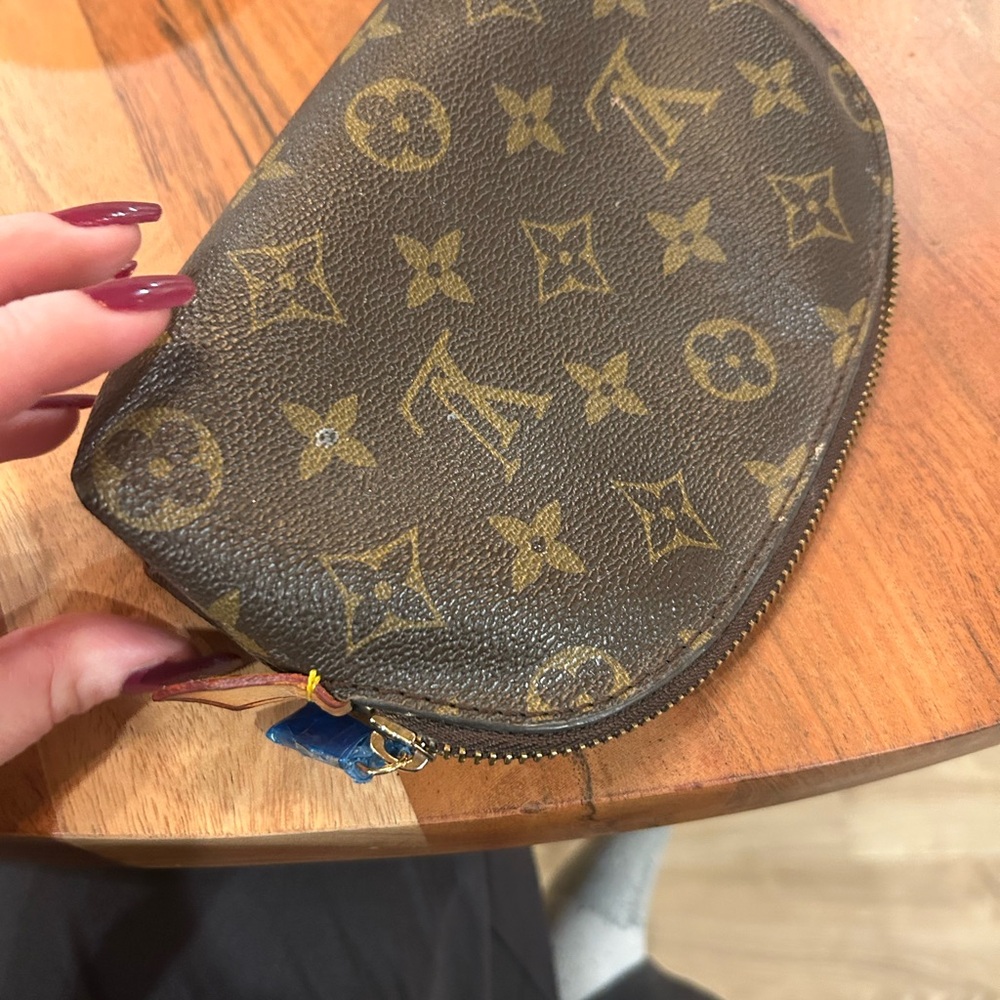 Louis Vuitton Brown and Gold Monogram Clutch